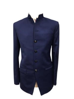 Navy Blue Classic Nehru Blazer