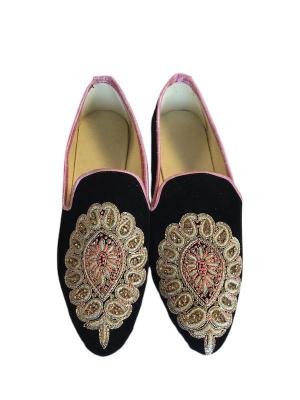 Black Velvet Khussa/Loafer