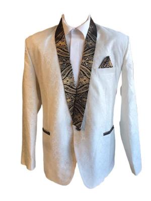 Off White Silk Blazer