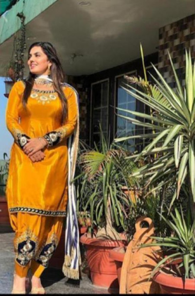 Yellow Silk 3 Piece Suit