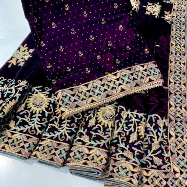 Purple Velvet 3 Piece Suit