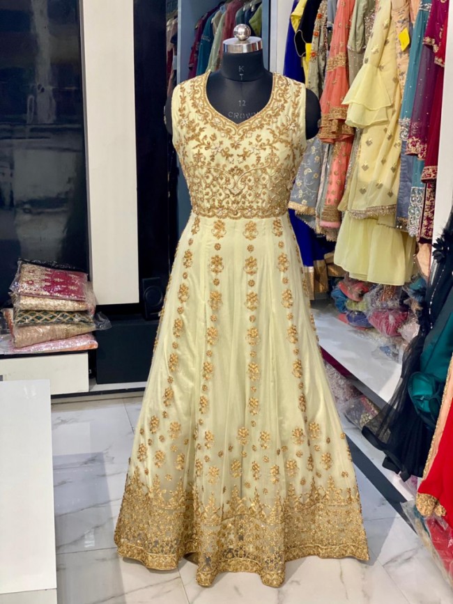 Yellow Gold Maxi Gown